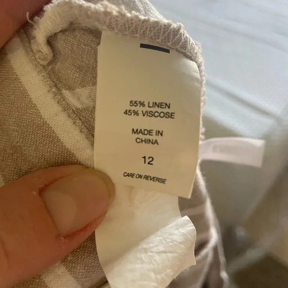 Happy X Nature Linen Blend Serene Midi Button Front Skirt - Picture 8 of 8